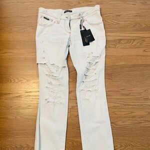 Dolce&Gabbana ripped jeans size 6